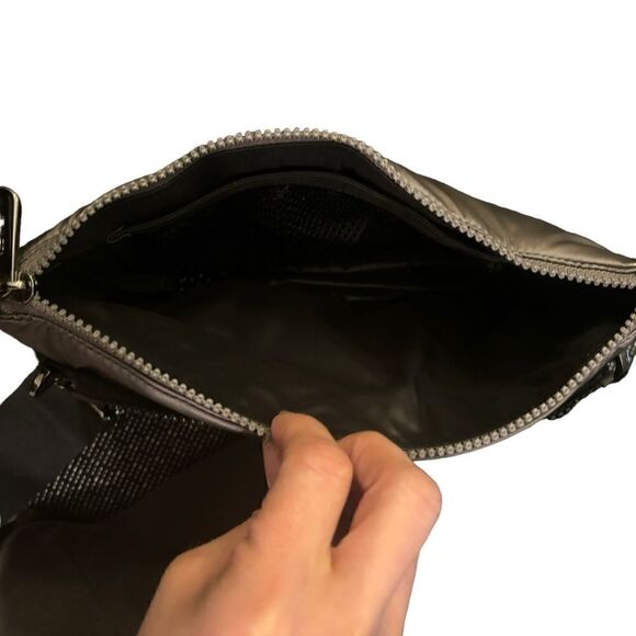 Athleta x Carra Convertible Metallic Lightweight Puffer Crossbody Pouch Bag - Picture 9 of 14